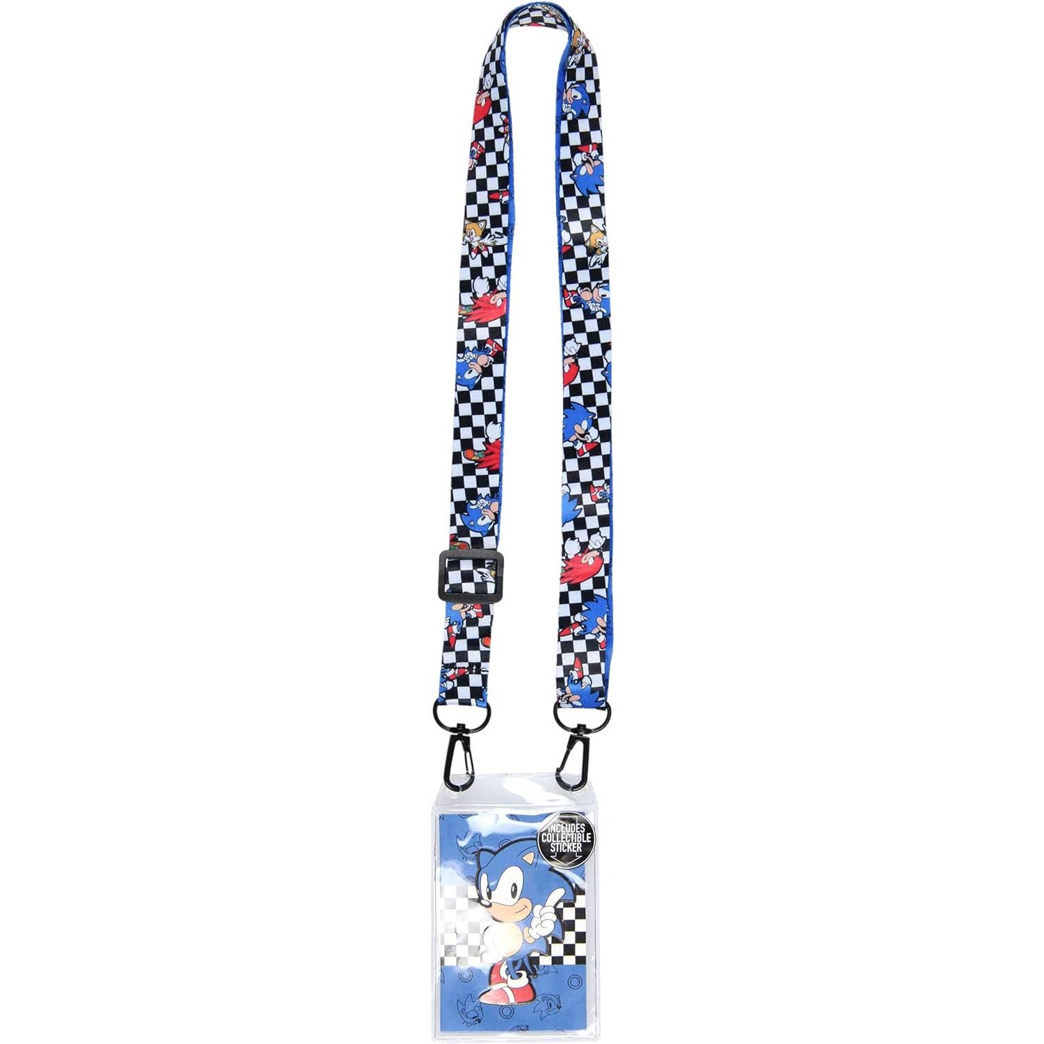 Sonic The Hedgehog Lanyard Id Badge Holder Charm Video Game Anime Cartoon Gift